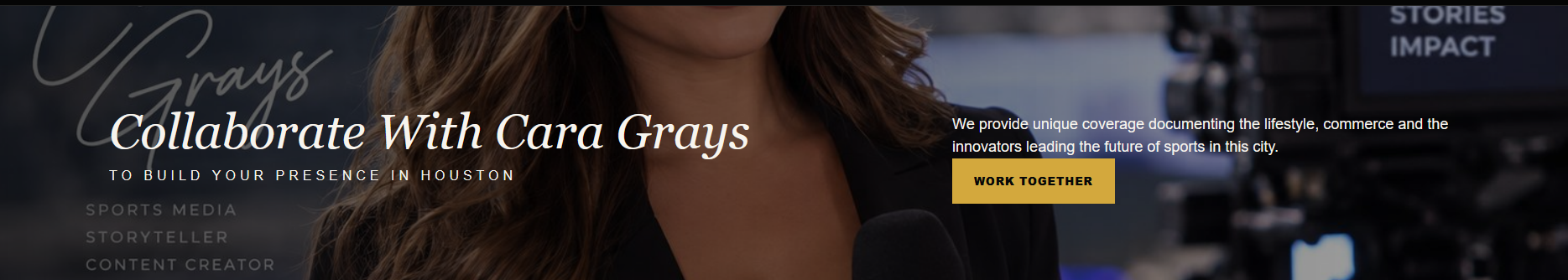 Collaborate With Cara Grays. To build your presence in Houston. We provide unique coverage documenting the lifestyle, commerce and the innovators leading the future of sports in this city.
